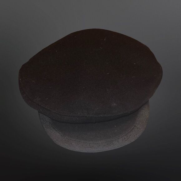 Vintage 1829 Fisherman's Black Gronlands Skipper Wool Cap Made In Denmak - Picture 2 of 6